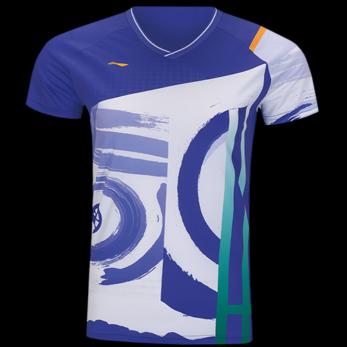 image de Tee-shirt Li-Ning aayr193 sudirman cup edition men blanc/bleu
