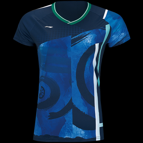 image de Tee-shirt Li-Ning aayr194 sudirman cup edition lady bleu