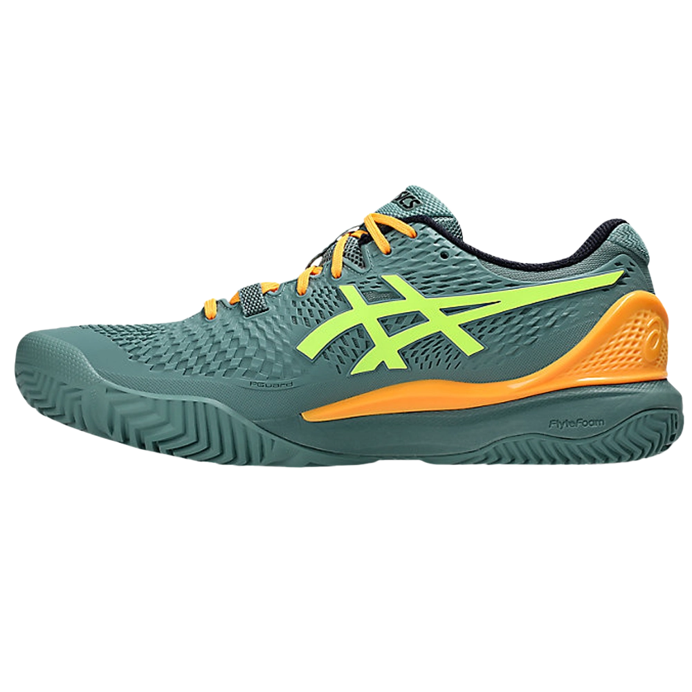 ASICS Gel Resolution 9 men padel vert jaune