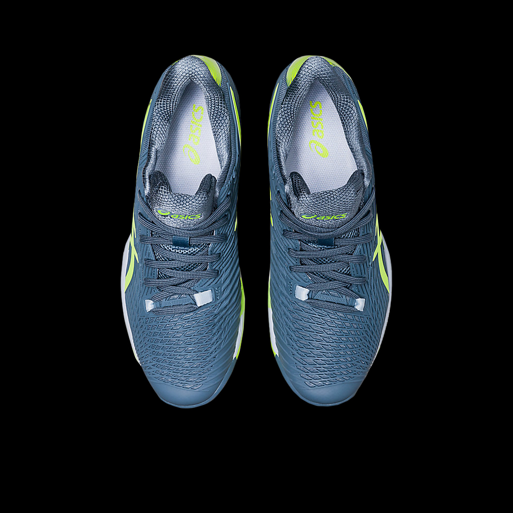 Chaussures ASICS Solution Speed FF 2 clay men bleu jaune N tennis