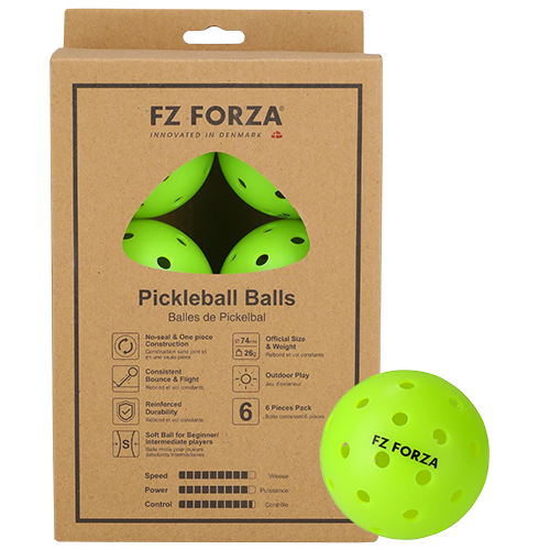image de Boite de 6 balles de pickleball FZ FORZA 40S outdoor