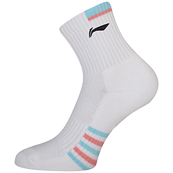 image de Chaussettes Li-Ning AWST060 lady blanc/turquoise