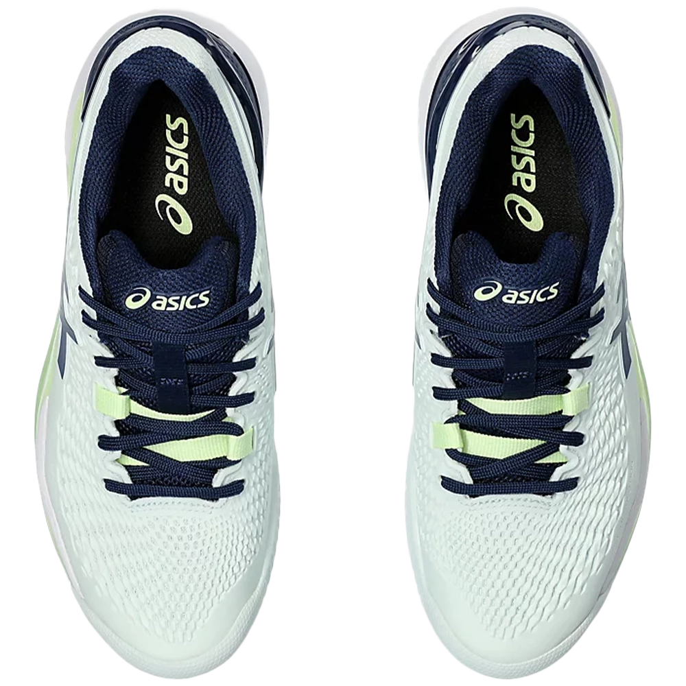 ASICS Gel Resolution 9 lady clay vert marine