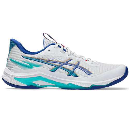 image de ASICS Netburner Ballistic FF 4 men blanc/bleu