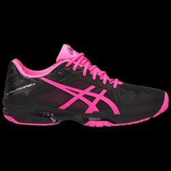 Asics noir 2024 et rose femme