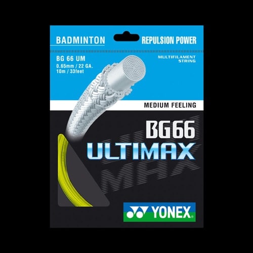 image de Garniture Yonex bg 66 ultimax jaune