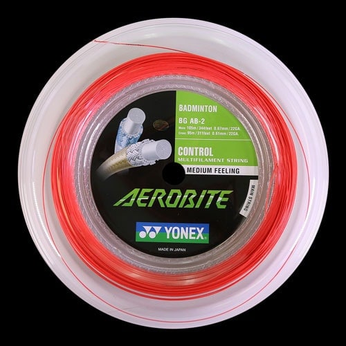 image de Bobine Yonex bg-aerobite hybride blanche/rouge