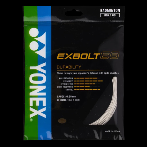 image de Garniture Yonex Exbolt 68 blanc