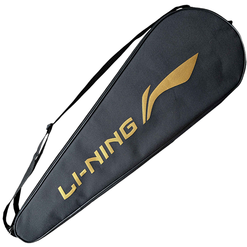 image de Housse de raquette de badminton Li-Ning noir/or