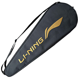 image de Housse de raquette de badminton Li-Ning noir/or