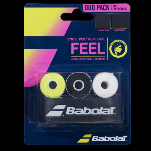 image de Pack Babolat grip syntec pro + surgrips vs original x3 Rafa 2.0