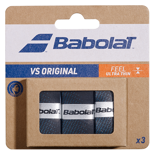 image de Surgrips Babolat vs grip original x3 bleu/noir