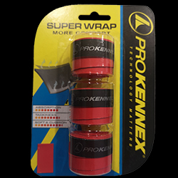 image de Surgrips ProKennex super wrap x3 rouge