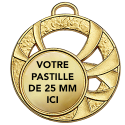 image de Médaille M416 (45 mm) or