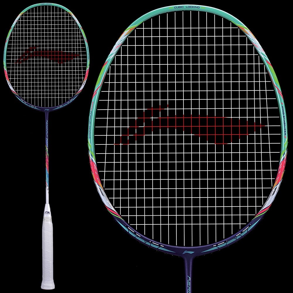 Raquette Lining Aeronaut 7000i violet/bleu - Badmania