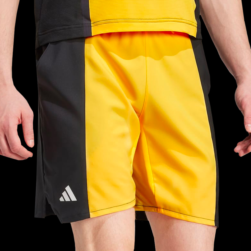 Short adidas HEAT.RDY Ergo Paris men jaune noir Badmania