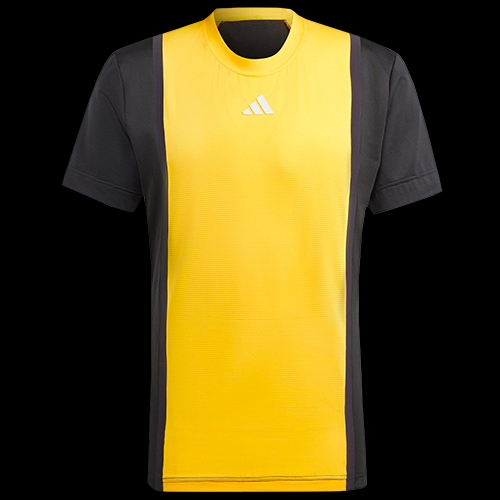 Tee shirt adidas HEAT.RDY Pro FreeLift 3D Paris men jaune noir Badmania