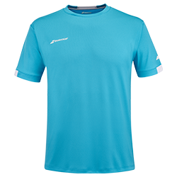 image de Tee-shirt Babolat play crew neck boy 2 turquoise