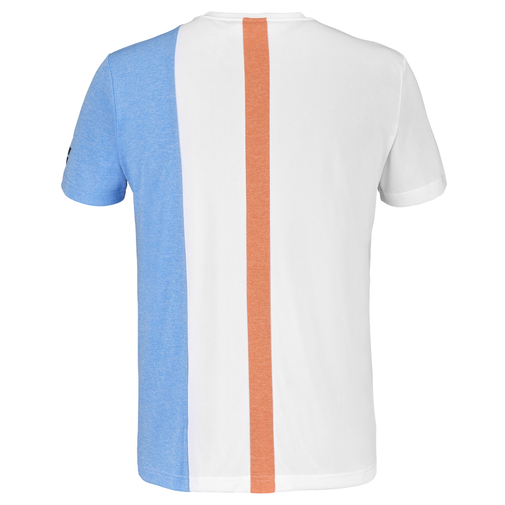 image numéro 2  de Tee-shirt Babolat play crew neck men 2 blanc/bleu