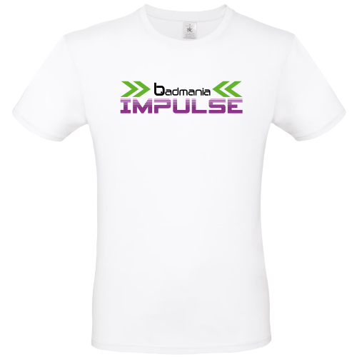 image de Tee-shirt Badmania IMPULSE junior blanc