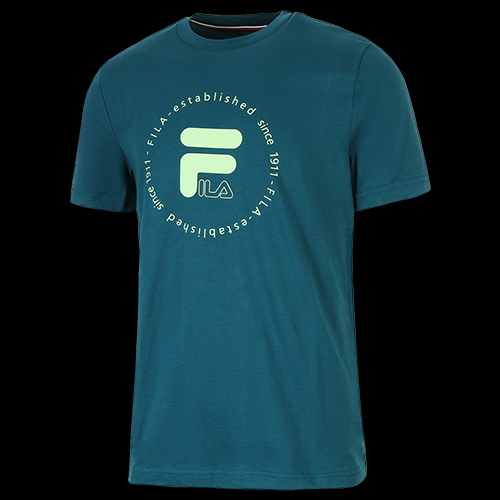 image de Tee-shirt FILA lasse men vert