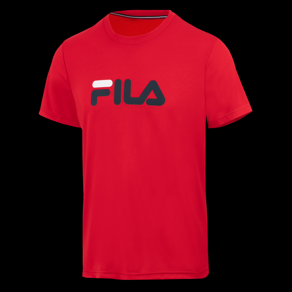 Tee shirt FILA logo junior rouge Badmania