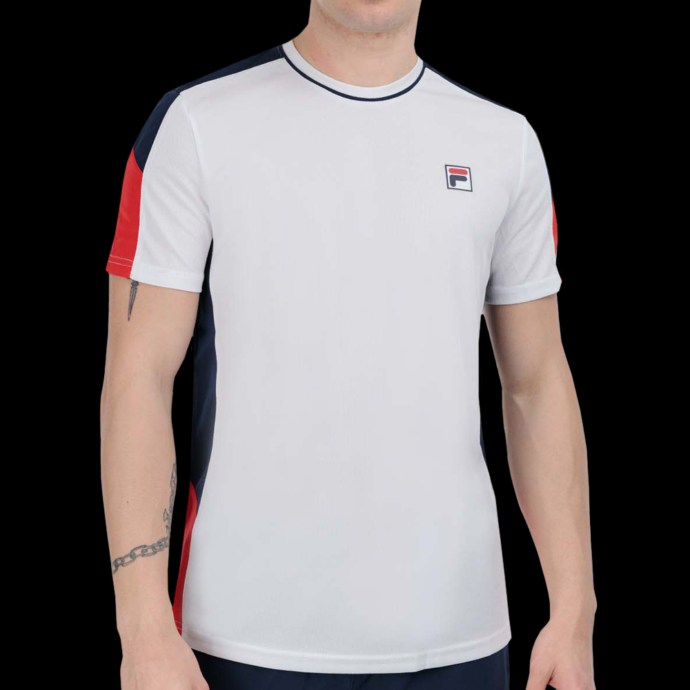 Tee shirt FILA gabriel men blanc