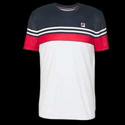 image de Tee-shirt FILA malte men marine/blanc