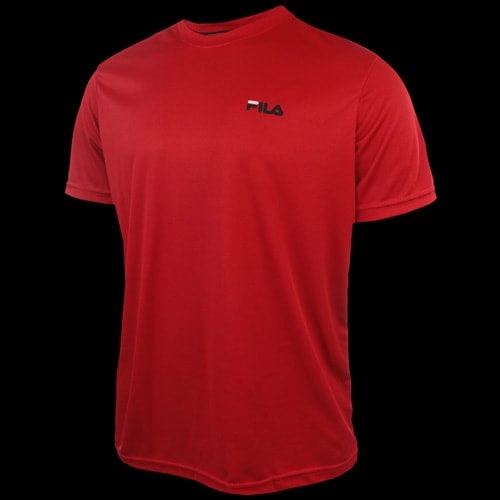 image de Tee-shirt FILA logo boy rouge