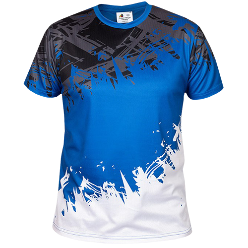 image de Tee-shirt Acqua Royal Tropic enfant bleu