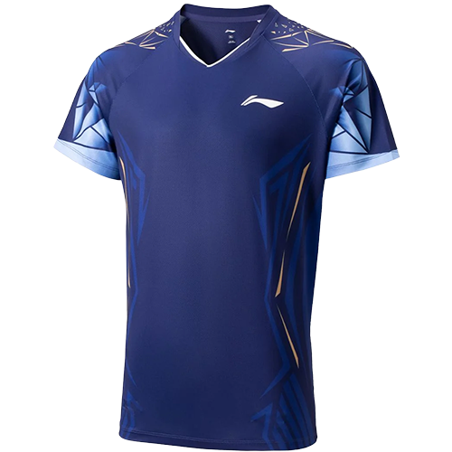 image de Tee-shirt Li-Ning AAYV021 mixte marine