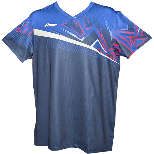 image de Tee-shirt Li-Ning AAYV023 mixte marine