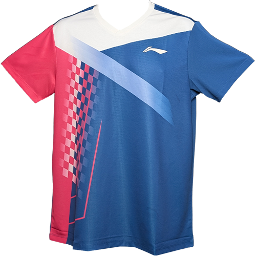 image de Tee-shirt Li-Ning AAYV029 mixte marine