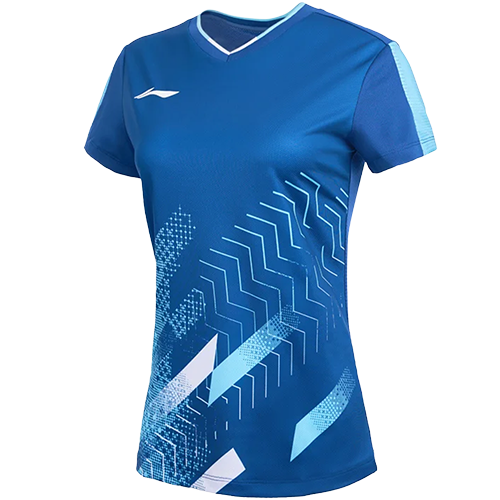 image de Tee-shirt Li-Ning AAYV038 lady bleu