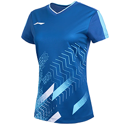 image de Tee-shirt Li-Ning AAYV038 lady bleu
