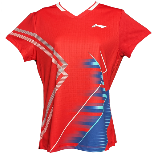 image de Tee-shirt Li-Ning AAYV046 lady rouge