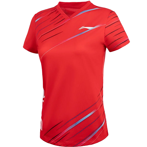 image de Tee-shirt Li-Ning AAYV050 lady rouge