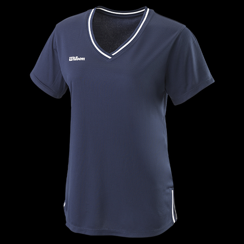 image de Tee-shirt Wilson team II v-neck lady marine