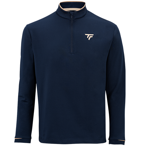 image de Sweat Tecnifibre thermo zip men marine