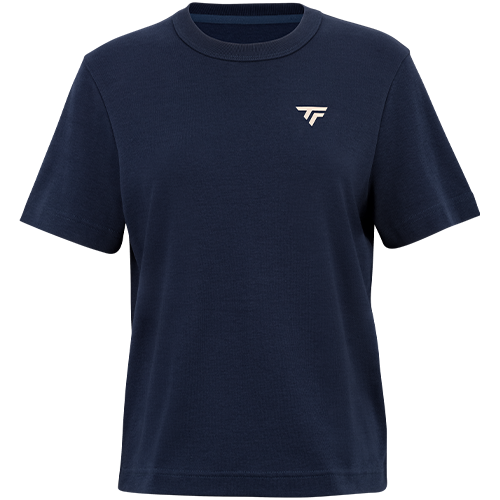 image de Tee-shirt Tecnifibre graphic lady marine/beige