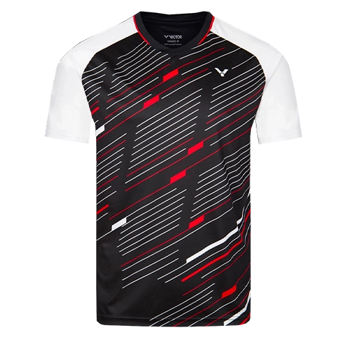image de Tee-shirt VICTOR T-43101 C junior noir/blanc