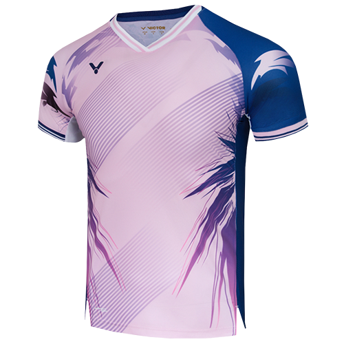 image de Tee-shirt VICTOR T-50007 CPS IB men rose/marine