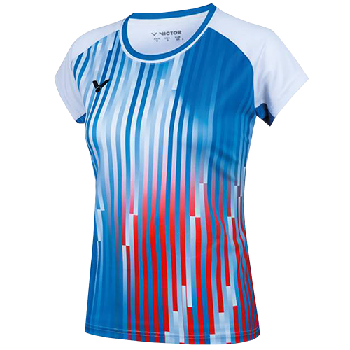 image de Tee-shirt VICTOR T-51050TD A lady blanc/bleu