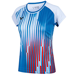 image de Tee-shirt VICTOR T-51050TD A lady blanc/bleu