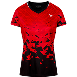 image de Tee-shirt VICTOR T-54101 D lady rouge