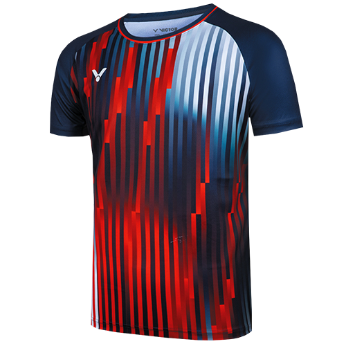 image de Tee-shirt VICTOR T-50050TD B men marine/rouge