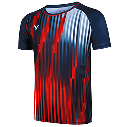 image de Tee-shirt VICTOR T-50050TD B men marine/rouge