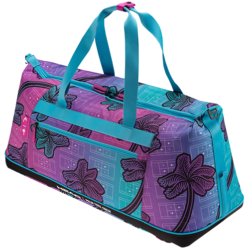 image de Sac Duffle HEAD Tour L Palm Tree Crew bleu/rose