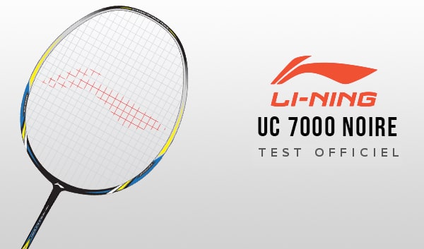 Test raquette Li-Ning UC 7000 noire