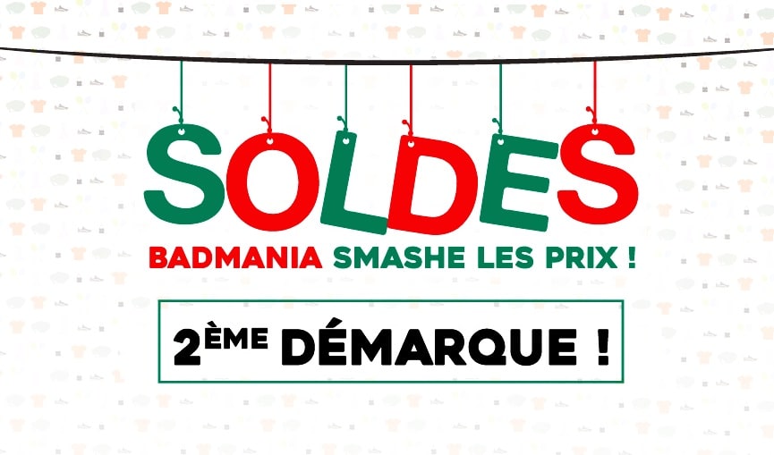 2eme démarque soldes Hiver badminton